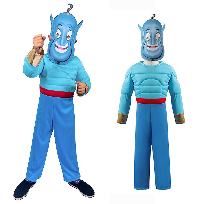 Kids Face Mask - Umorden Arabo Fiabe Lampada Muscolare Genio