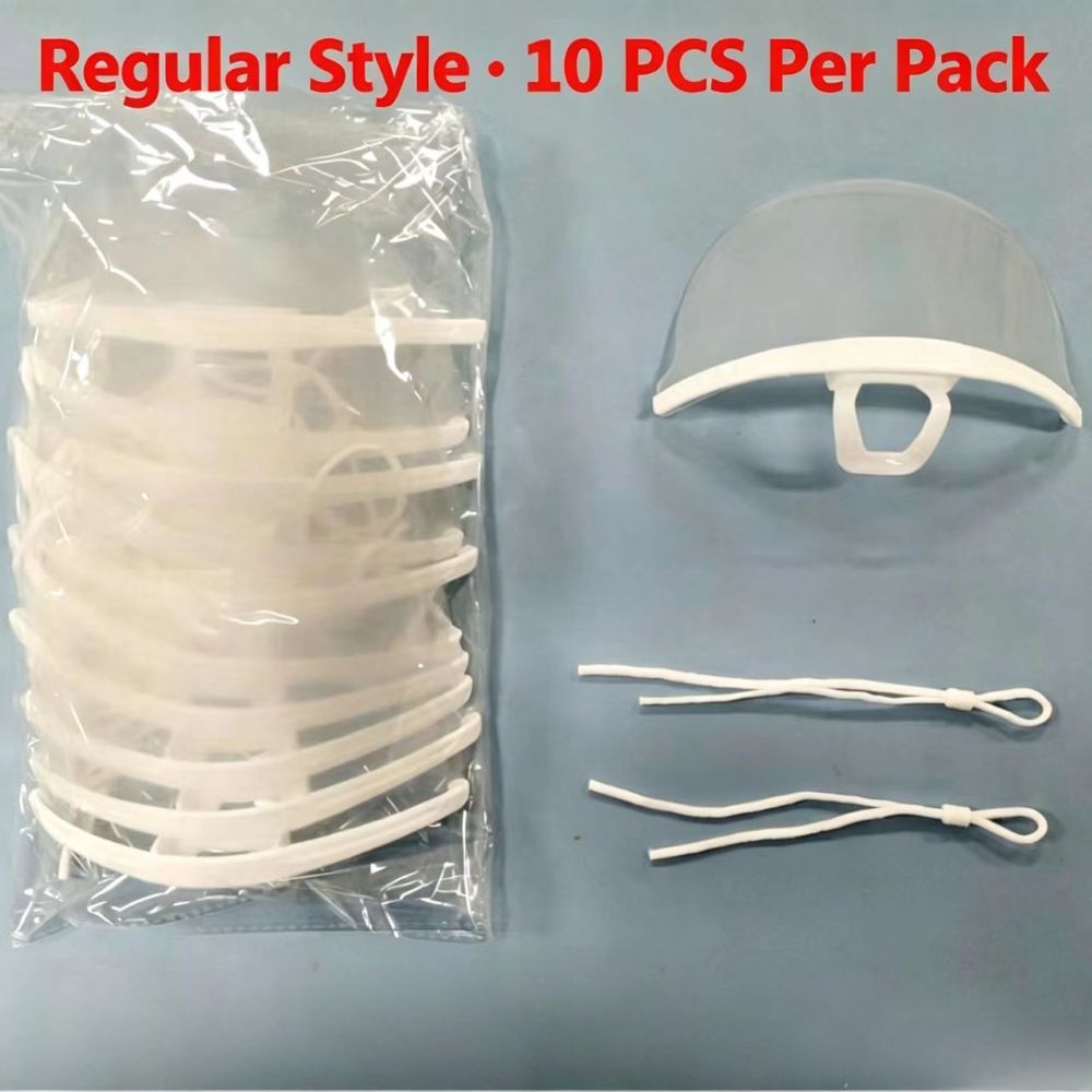Mask Lanyard Adjustable - Visiera Trasparente Antiappannamento per Catering, in