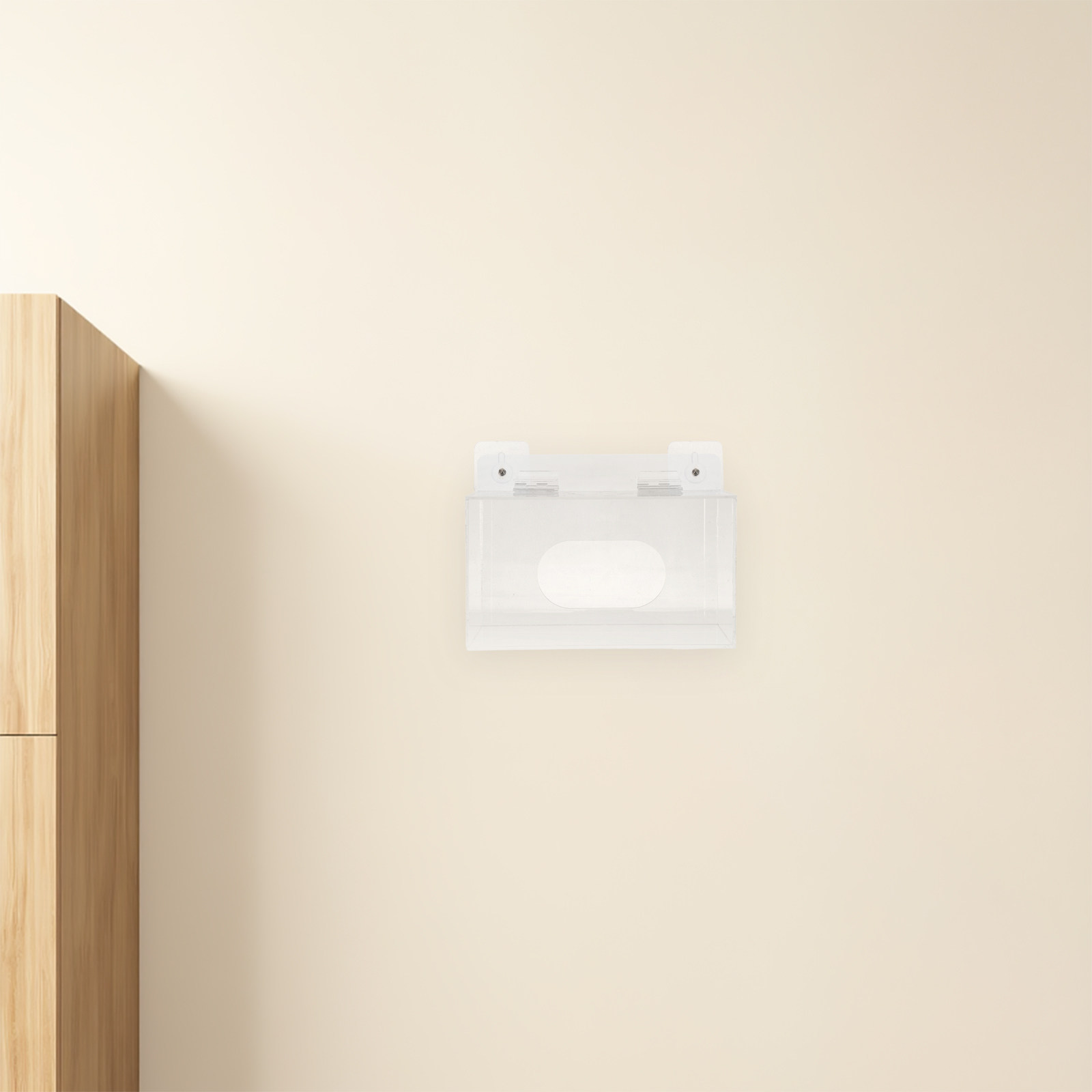 Face Mask Storage Box - Organizzatore per Maschere in Acrilico Trasparente