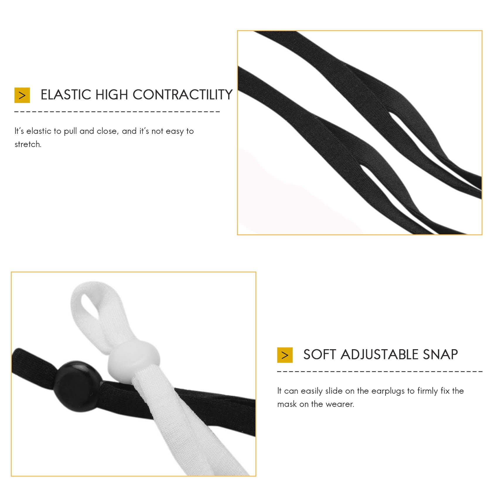 A27F-2000 Pezzi di Elastico pe - Mask Lanyard Adjustable recensione e prezzo
